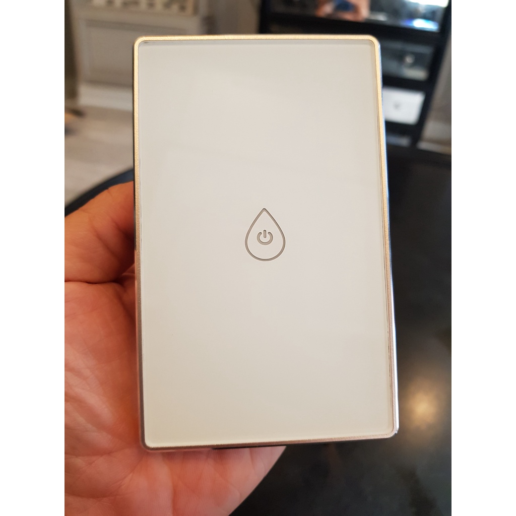 Công tắc thông minh wifi tuya/smartlife viền nhôm bình nóng lạnh 20A, Công suất cao 4200w