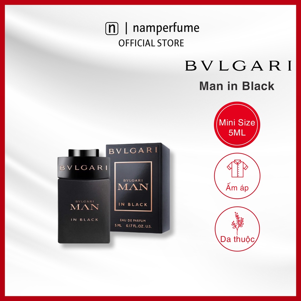 Nước hoa Bvlgari Man in Black Travel Size