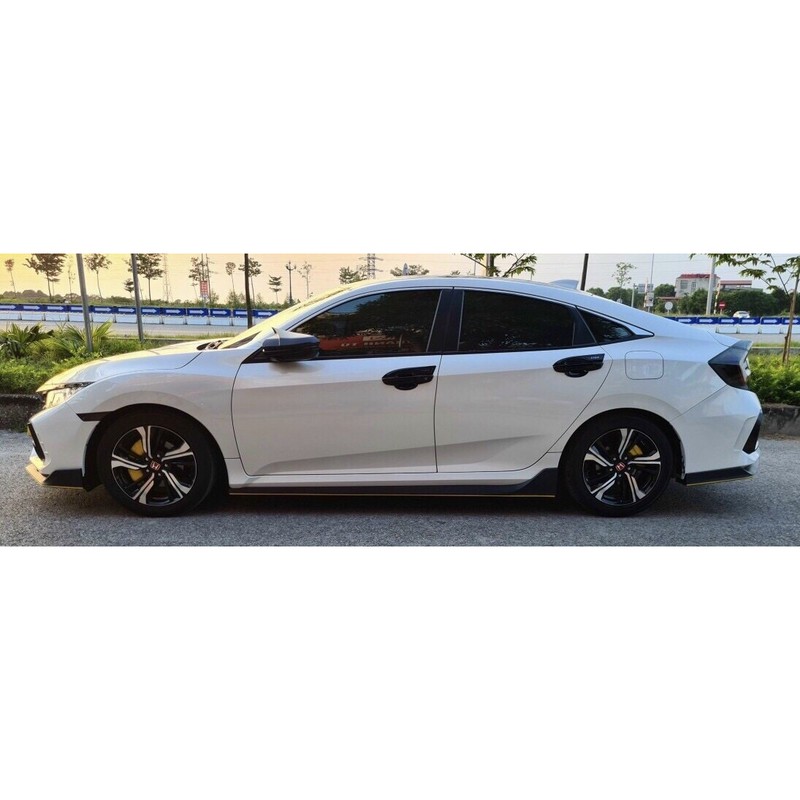 BODY KIT CIVIC TYPE R MẪU MỚI CACBON VIỀN ĐỎ