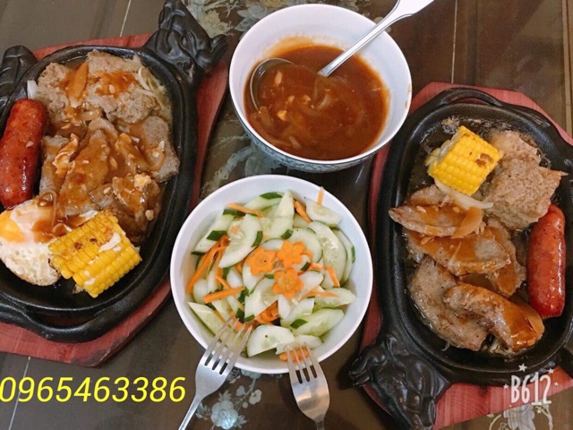 Chảo gang đầu bò