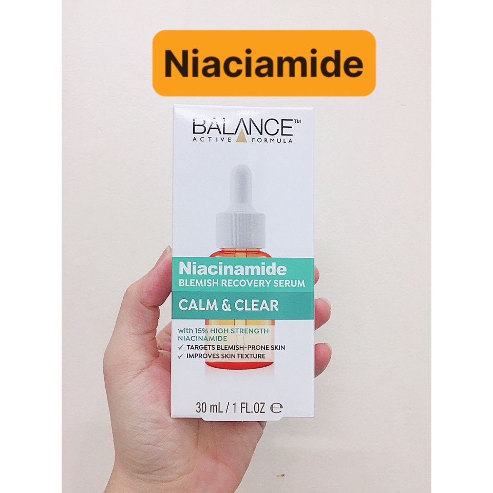 Tinh Chất Làm Sáng Da Balance Active Formula Vitamin C Hyaluronic Brightening Serum Niacinamide 15% Blemish Recovery