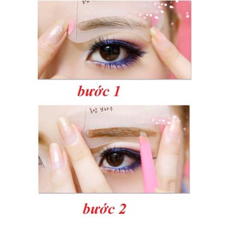 Sét 3 khuôn tạo chân mày hàn quốc