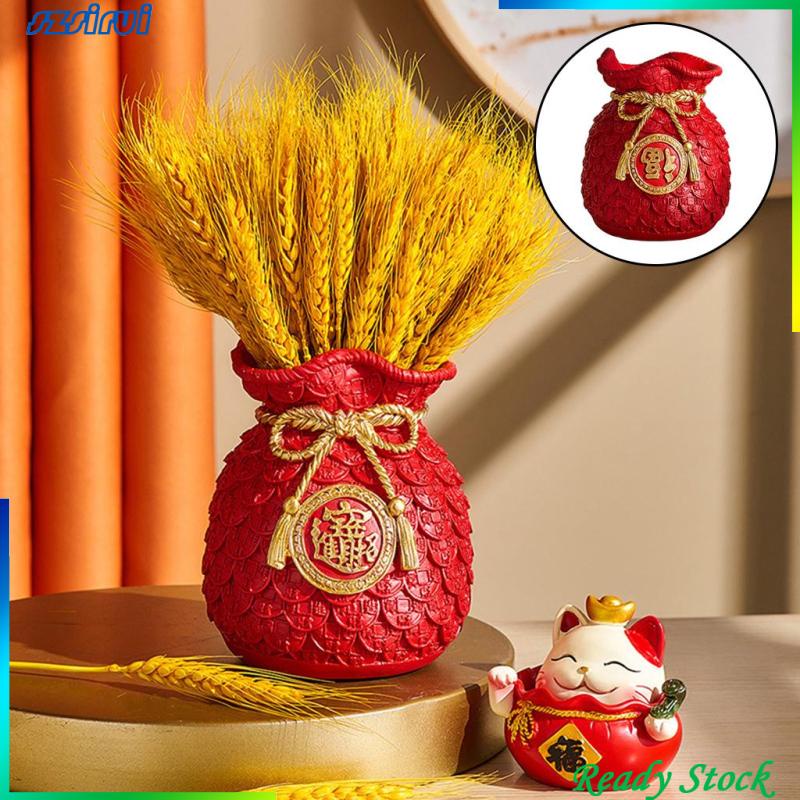 Chậu hoa hình túi tiền dùng trang trí phòng khách