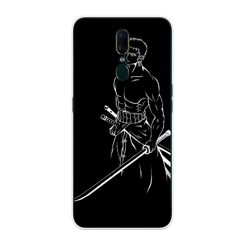 Ốp Lưng Oppo F7 F9 F11 Pro TPU mềm Case One Piece Black