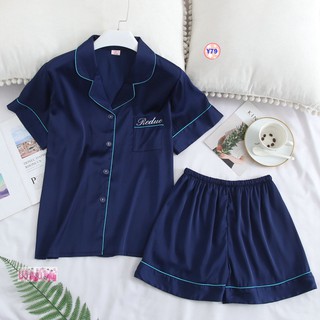 Pijama Lụa Cộc Tay Cao Cấp Y79