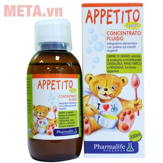 FITOBIMBI APPETITO - siro giúp bé ăn ngon , hấp thụ tốt , phát triển toàn diện thể chất