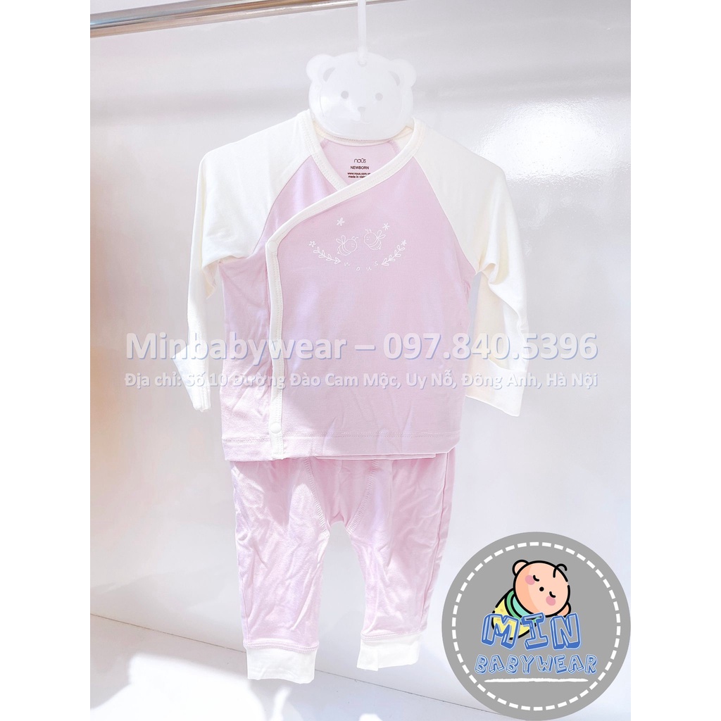 Bộ sơ sinh cài chéo pettit cho bé sơ sinh