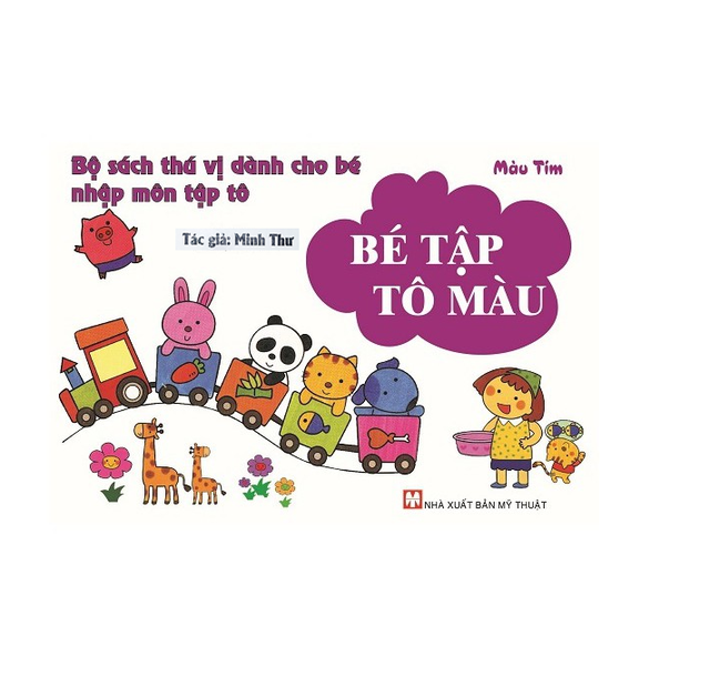 Bé Tập Tô Màu - Màu Tím