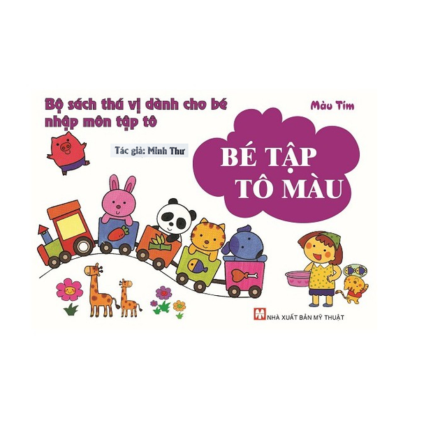 Sách - Màu Tím- Bé Tập Tô Màu