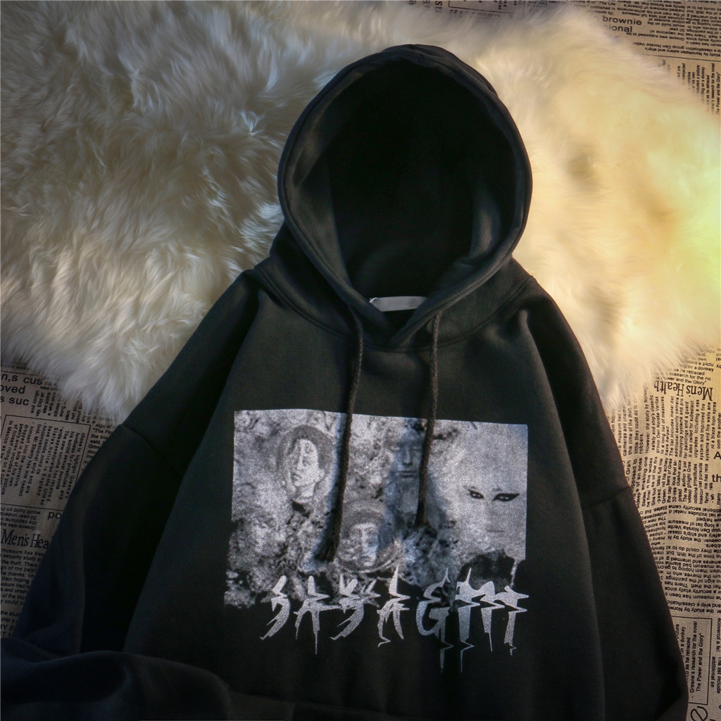 NRVP Áo Hoodie Tay Dài Dáng Rộng Phong Cách Hàn Quốc Mới Cho Nữ