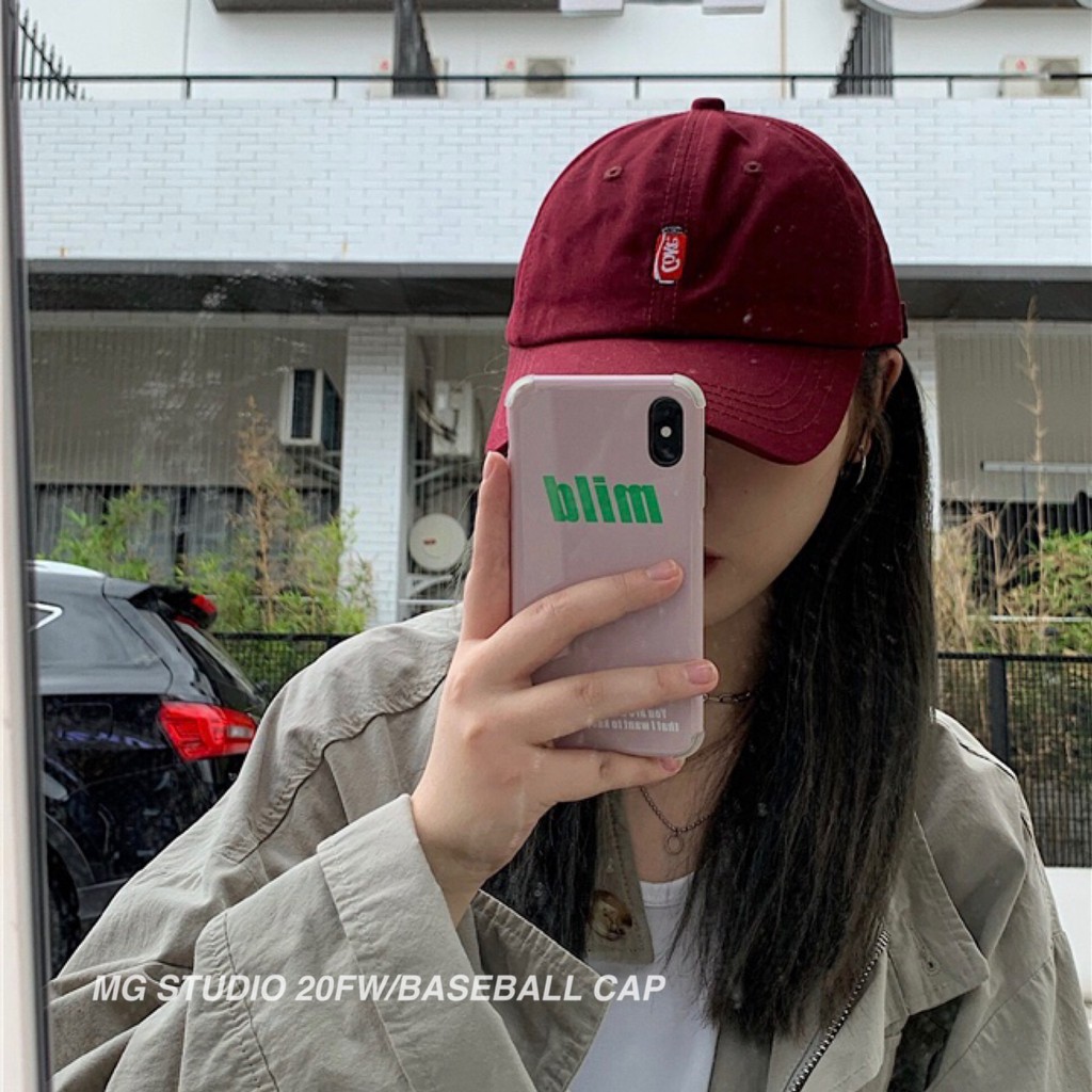 Mũ Lưỡi Trai MG STUDIO Thêu Hình Lon Coca Vui Nhộn