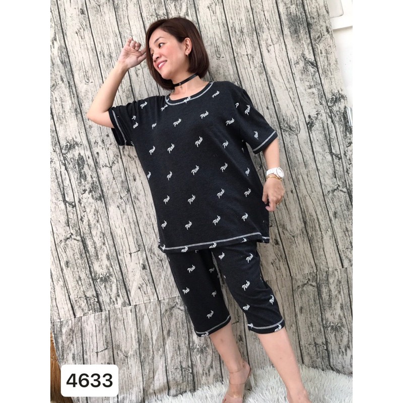[ 100kg vừa ] 4633 Đồ bộ BIG SIZE size đại