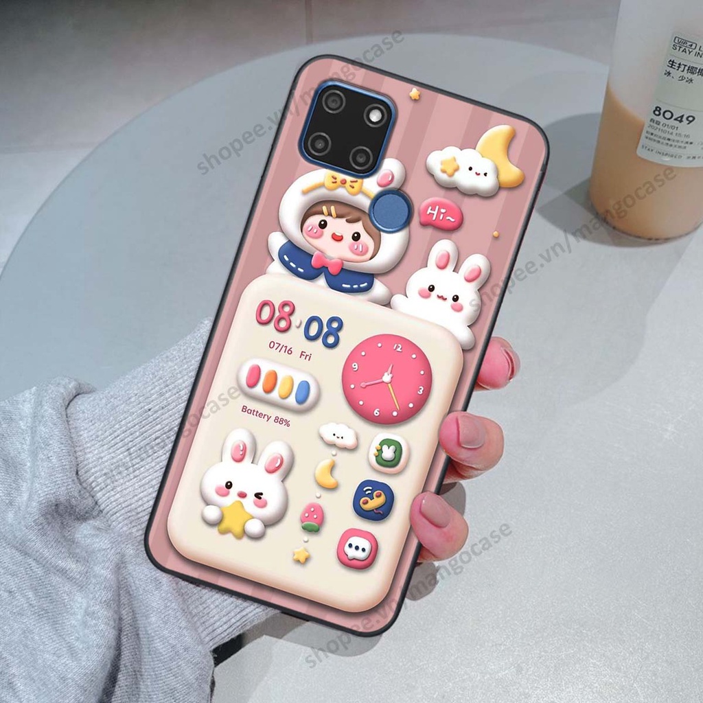 Ốp lưng Realme C12 / C15 hình gấu, thỏ, đồng hồ cute dễ thương