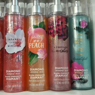 🌷💜 Nước hoa toàn thân có ánh nhũ BBW Pretty as peach