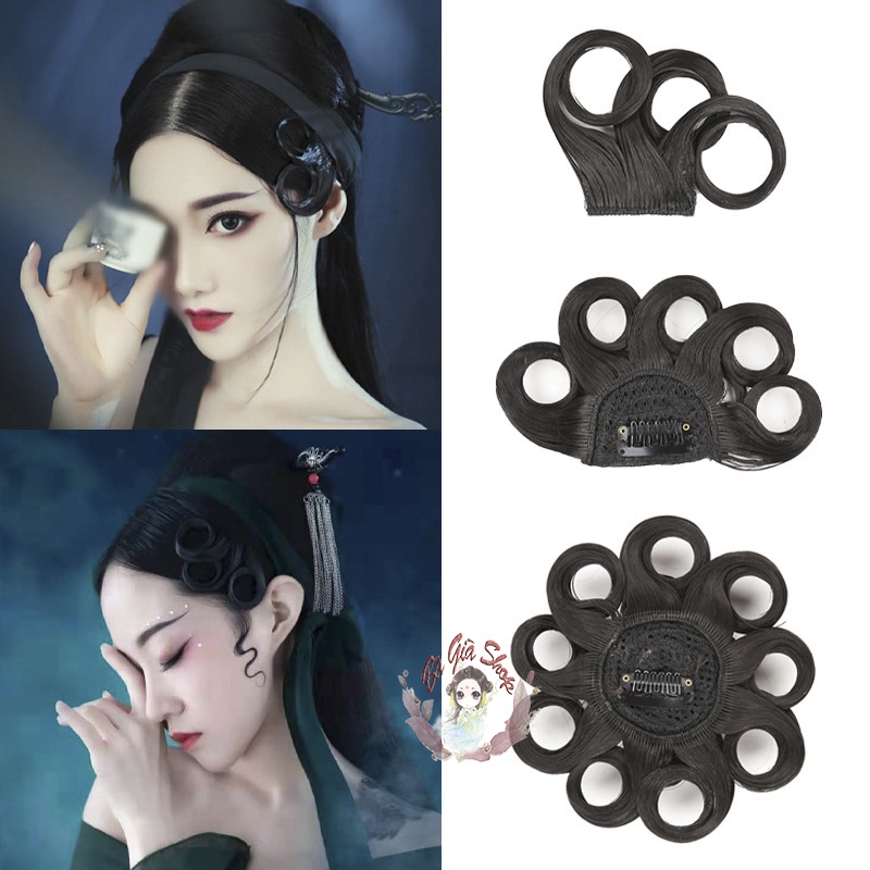 Mái cổ điển mái thanh xà bạch xà tóc giả cổ trang