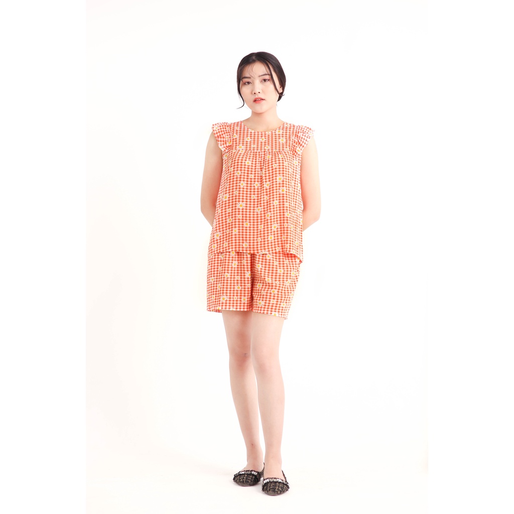 Bộ đồ mặc nhà ngắn tay Sweeten Your Life S chất rayon