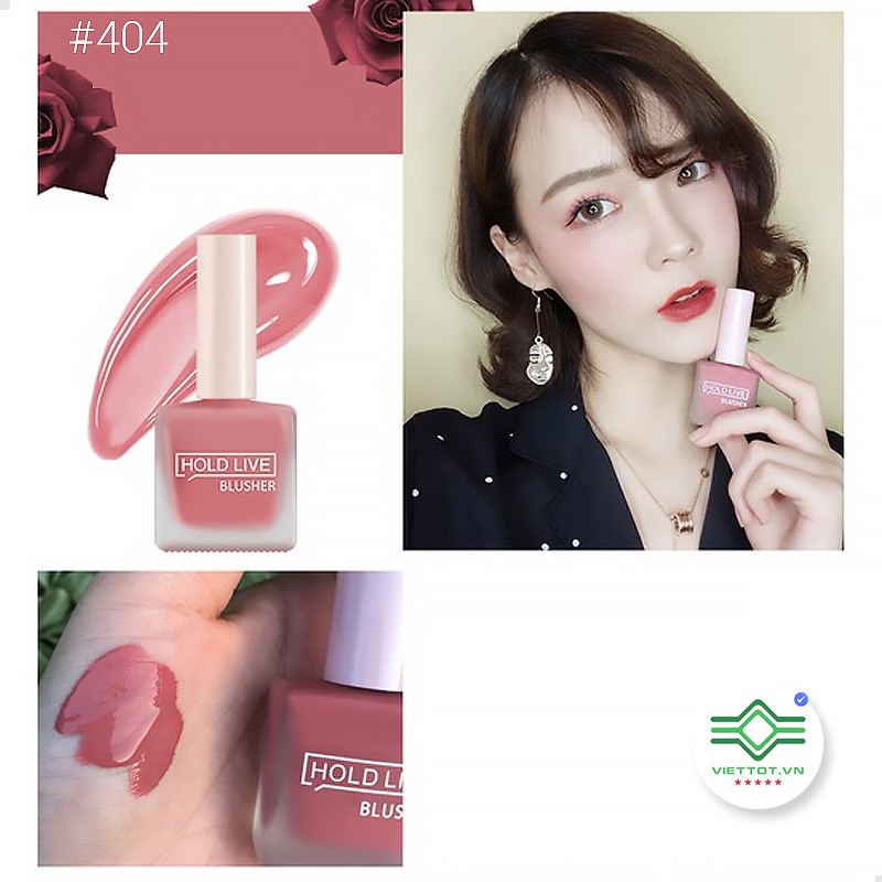 Má Hồng Dạng Lỏng Holdlive Juice Blusher Hàng Nội Địa Trung