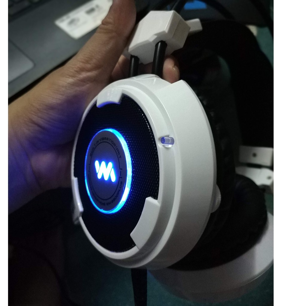 [Mã ELFLASH5 giảm 20K đơn 50K] Tai nghe Wangming 8900V/ 8900Plus 7.1 (Trắng, có rung) | BigBuy360 - bigbuy360.vn