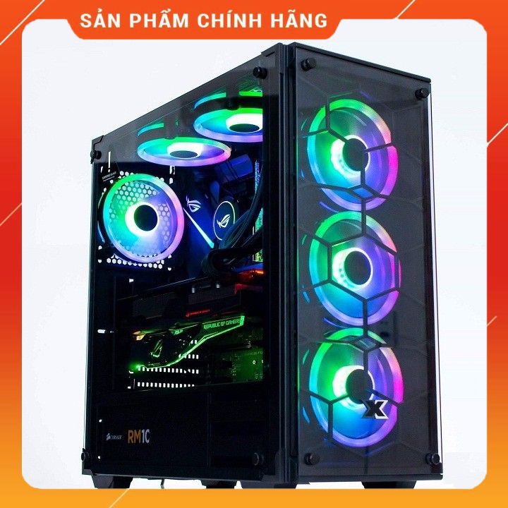 Vỏ Case máy tính XIGMATEK VENOM 2 mặt kính cường lực ATX