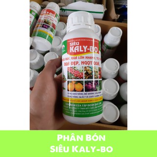 Phân bón lá Siêu KALY-BO NPK 10-6-40 Quế Lâm chai 500ml