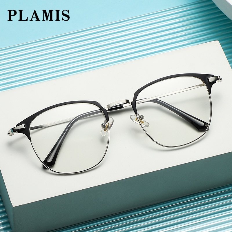 Mắt Kính Chống Bức Xạ Bằng Kim Loại Chống Ánh Sáng Xanh Dành Cho Nam Nữ