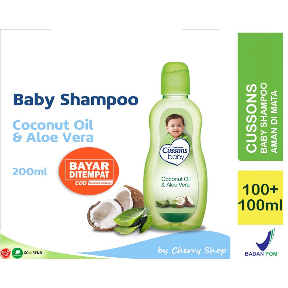(100Ml + 100ml) (BPOM) Dầu Gội Đầu Trẻ Em Cussons Cussons Với Nha Đam 200ml