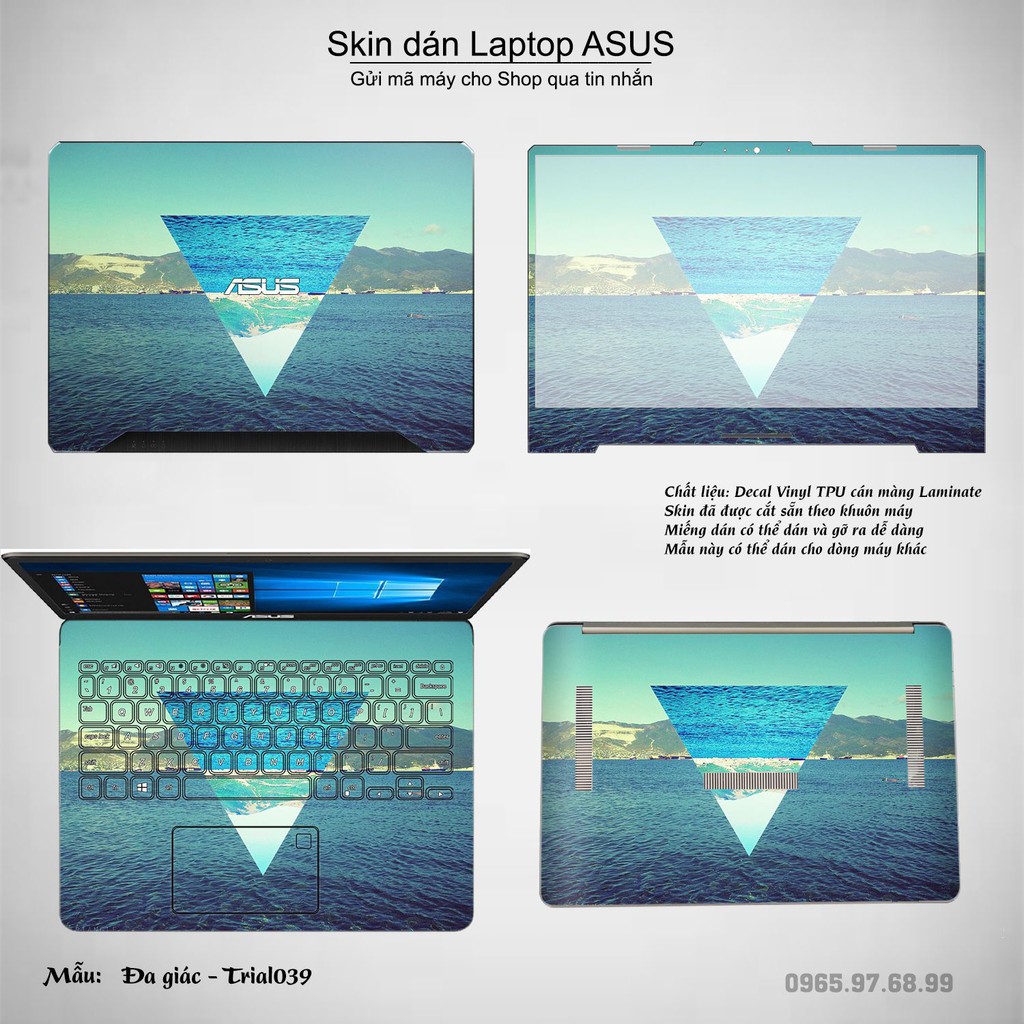 Skin dán Laptop Asus in hình Đa giác _nhiều mẫu 7 (inbox mã máy cho Shop)