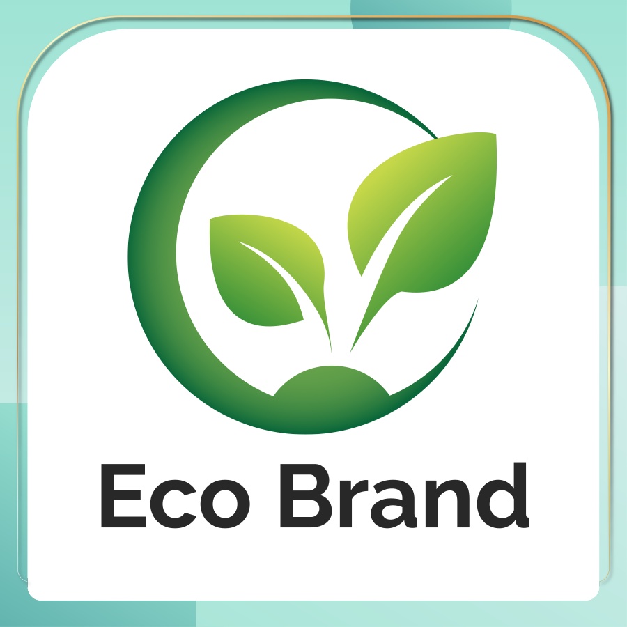 Mẫu logo xanh lá cây cho cửa hàng thực phẩm - Thiết kế theo yêu cầu, Banner trang trí cho các shop online