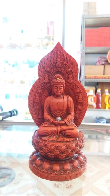 Tượng dược sư cầm linh đơn cao 20cm