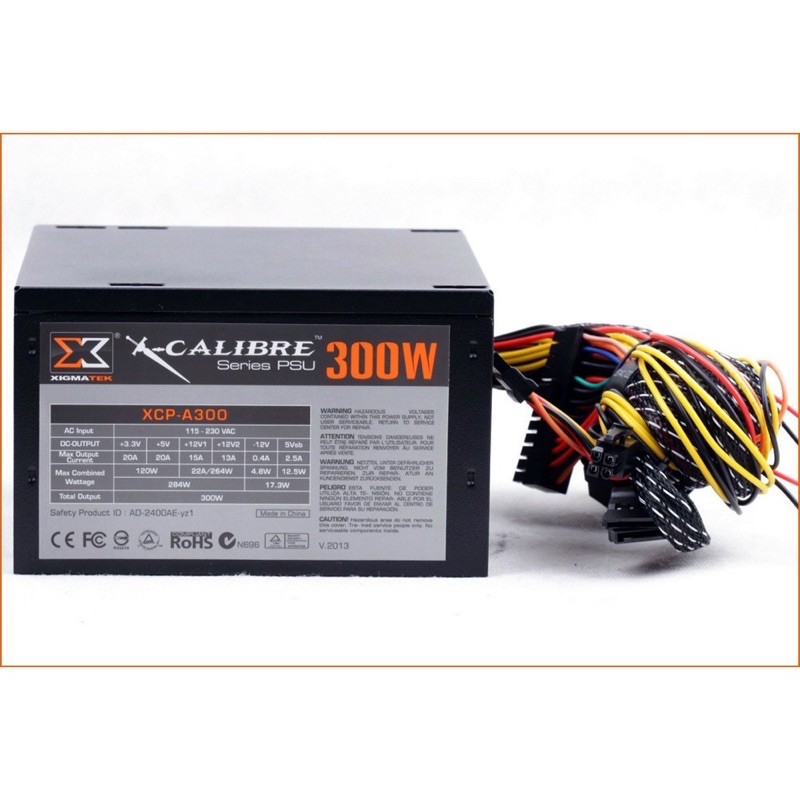 Nguồn XIGMATEK X-Calibre XCP-A300 (Hàng tháo dàn nét) Có nguồn phụ cho VGA