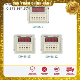 Rơle thời gian (Timer) Omron DH48S-1Z(1 cặp tiếp điểm) , DH48S-2Z(2 cặp tiếp điểm) Đã kèm đế
