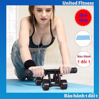 Dụng cụ LĂN BỤNG tập tại nhà giảm mỡ 4 bánh vững chắc