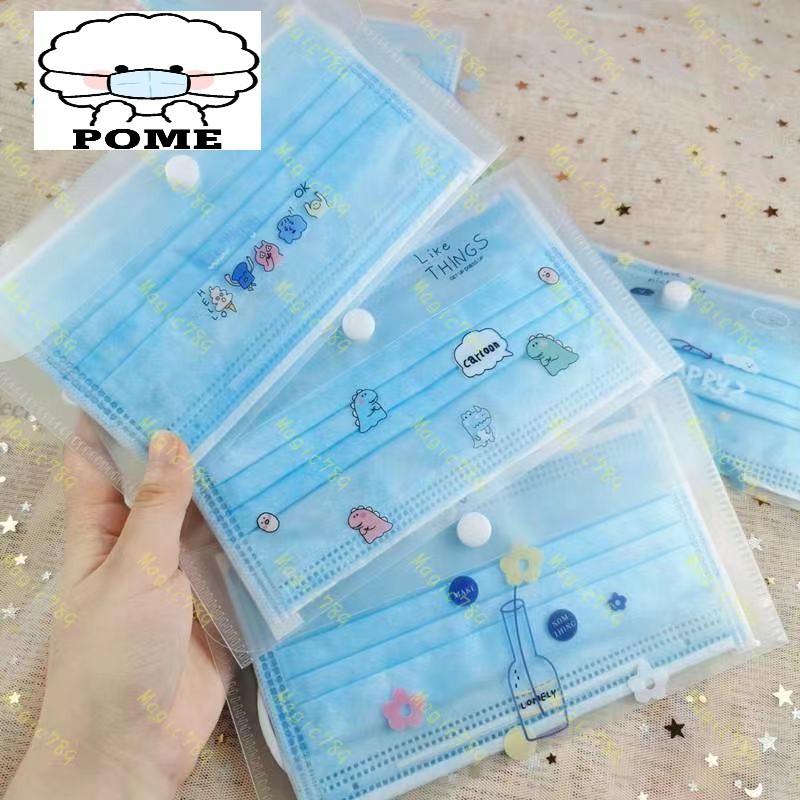 20801 túi đựng khẩu trang mỹ phẩm hình khủng long dễ thương | BigBuy360 - bigbuy360.vn