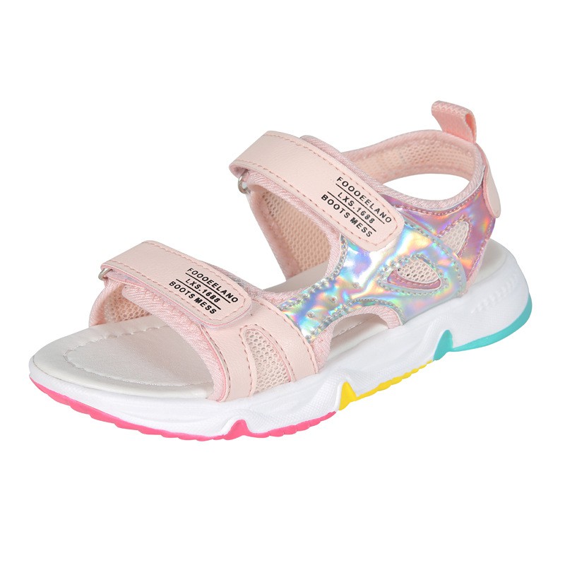 [Rẻ nhất shopee]Dép sandal bé gái êm chân đi học , đi chơi xinh xắn 4 - 14 tuổi, phong cách Hàn Quốc 20333