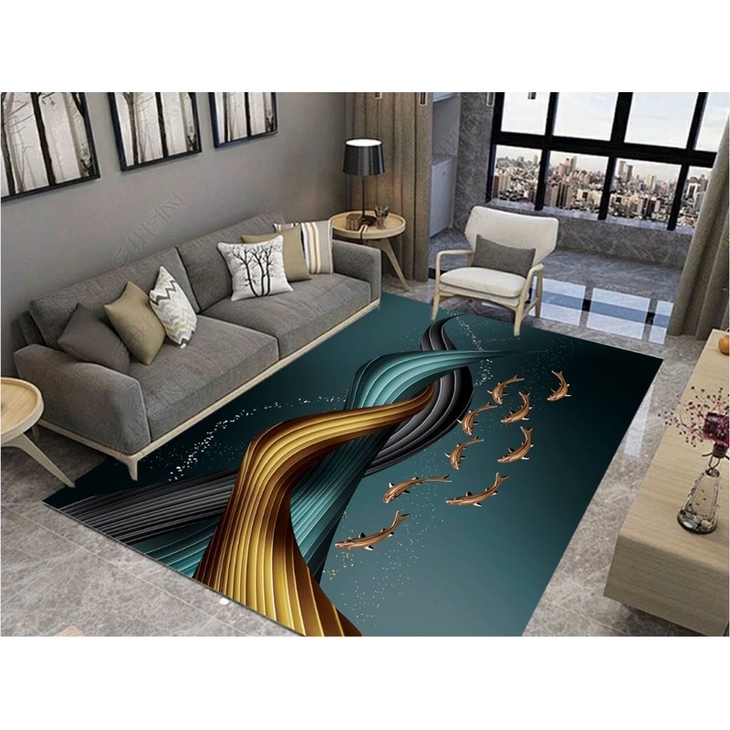 thảm nỉ lì ba li dùng cho phòng khách kt m6x2m3,2mx3m
