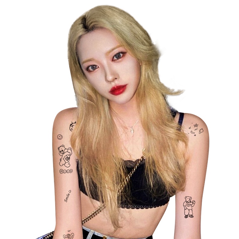 Hình xăm dán tạm thời 10 x 15 cm Unisex chống thấm nước có thể kéo dài đến 15 ngày JIAMIN Magic Tattoo QH99C