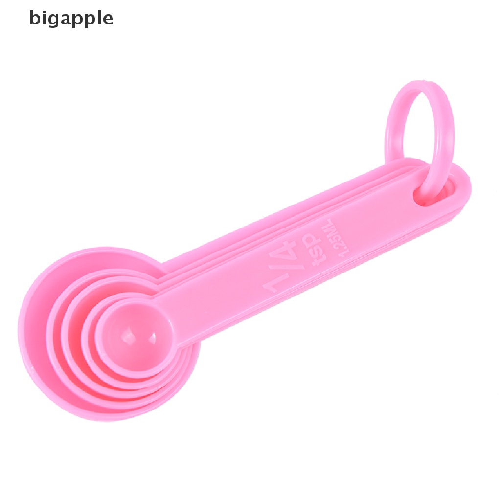 Set 5 Muỗng Đo Lường Bằng Nhựa Dùng Để Nấu Ăn / Pha Chế Cà Phê Tiện Dụng