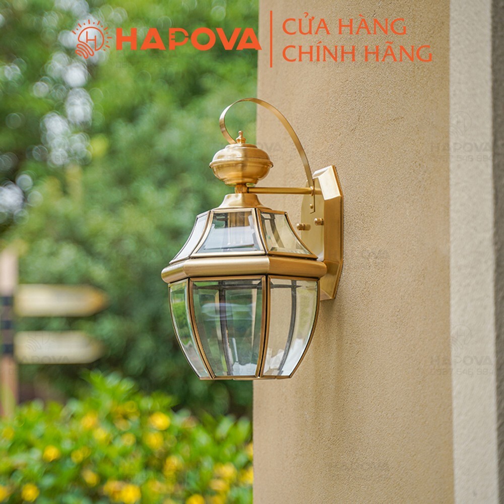 Đèn treo tường, đèn gắn tường cao cấp bằng Đồng HAPOVA LEONA 1002