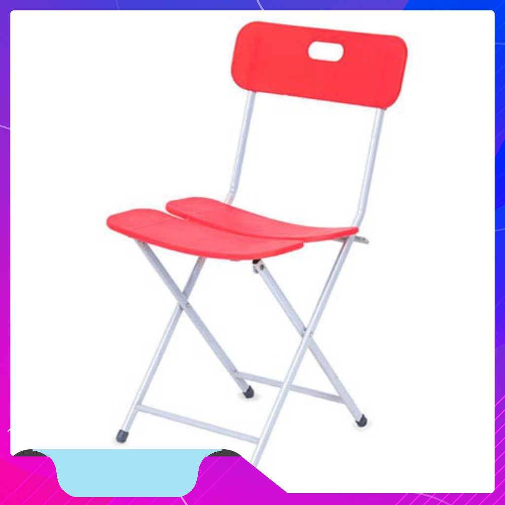 GHẾ GẤP 3 LÁ Nhựa Chân Sắt mảnh nhựa dẻo Cao Cấp Chính Hãng cho Quán Cafe, Văn Phòng, Gia đình phòng ăn