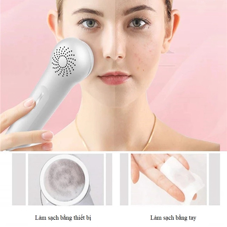 Máy điện di tinh chất bằng ion OMMON nóng lạnh, đẩy sâu dưỡng chất,giảm mụn, mờ thâm, nâng cơ, trẻ hóa da