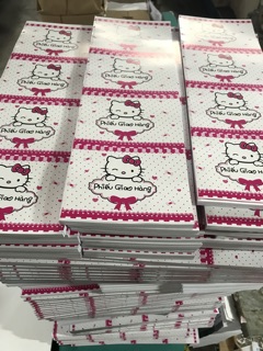 Combo 10 quyển phiếu giao hàng Hello Kitty (tệp 100 trang 1 quyển)