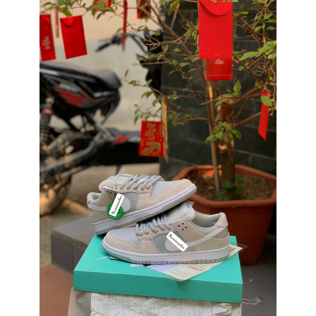 (Full Box) Giày Ni.Ke SB Bạcc