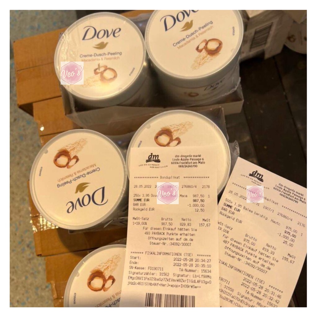 Tẩy da chết toàn thân Dove Exfoliating Body Polish