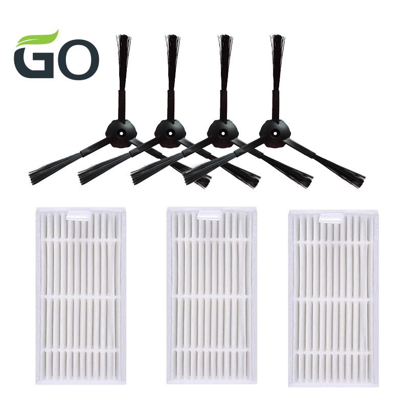 Bộ Lọc Hepa + Cọ Bên + Miếng Xốp Cho Máy Hút Bụi Chuwi Ilife V55 V50 V5 V5S V3 V3S V50 Pro X5