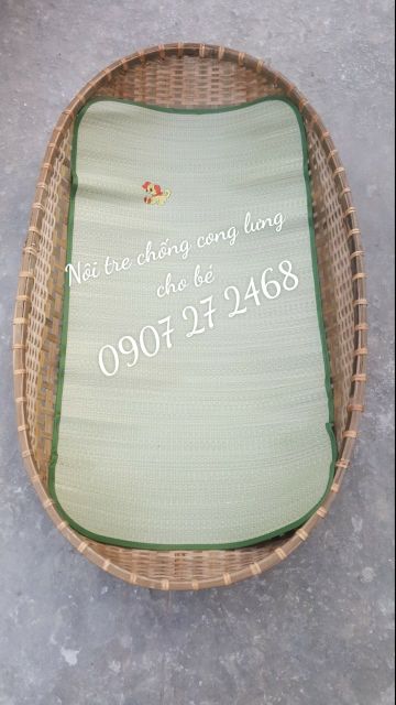 Chiếu Cói Nằm Nôi Cho Bé kích thước 100 x 62cm(loại to)