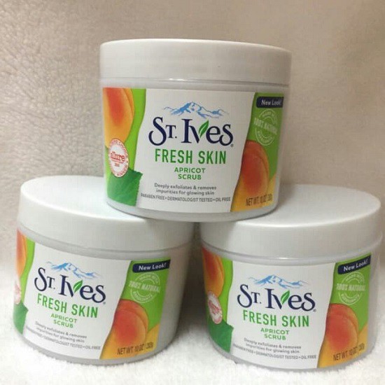 [SIÊU PHẨM ]Tẩy Da Chết St.Ives Fresh Skin Apricot Scrub 283gr