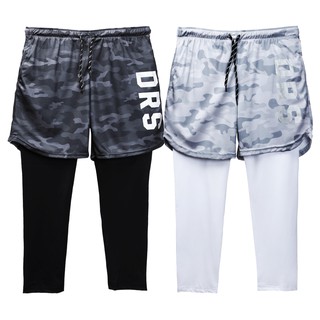 Quần Legging Thể Thao Hai Lớp Màu Camo  DRS Chất Dày Dặn, Thích Hợp Chạy Bộ, Tập Gym Siêu Cool (DRQ04)