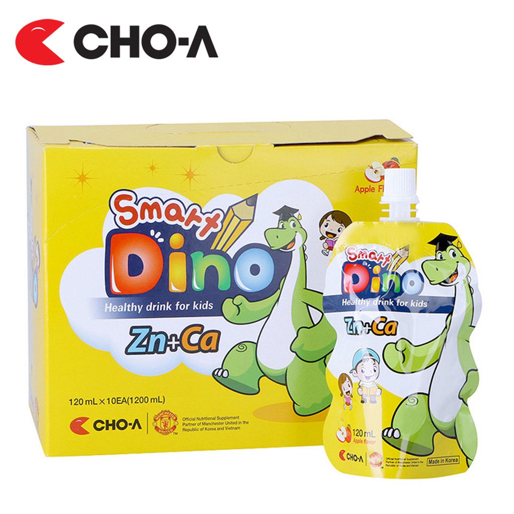 HỘP 10 GÓI NƯỚC UỐNG DINH DƯỠNG VỊ TÁO DÀNH CHO TRẺ EM SMART DINO
