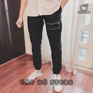 THANH LÝ - Quần Jogger Nam 2 Khoá Zip Hàng VNXK - JGT01