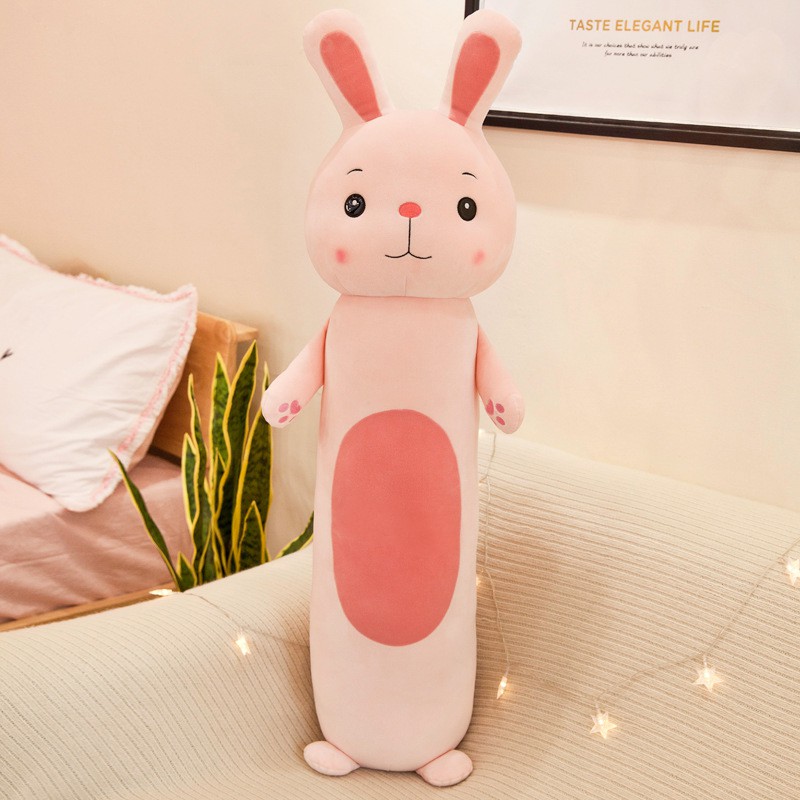 GỐI ÔM THỎ HỒNG TAI DÀI (60CM---&gt;100CM) VẢI MINISO MỀM MỊN, HÀNG LOẠI 1 CAO CẤP